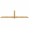 Ekena Millwork Eugene Rough Sawn Timber Gable Bracket, Western Red Cedar, 108"W x 27"H x 2"D x 4"F, 6/12 Pitch GBW108X27X0204EUG00RWR - alternate 1